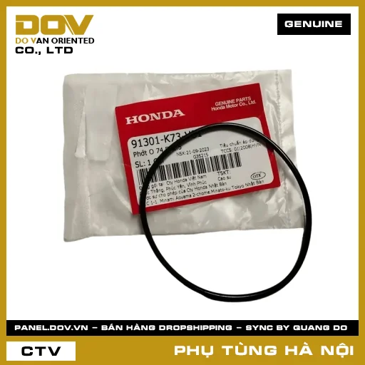 MÃ PHỤ TÙNG : 91301K73V81 PHỚT O 74.5X2.5 — 91301K73V81