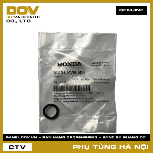 MÃ PHỤ TÙNG : 91301KVB900 PHỚT O 15.2X2.4 — 91301KVB900