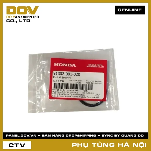 MÃ PHỤ TÙNG : 91302001020 PHỚT O 30.8MM — 91302001020