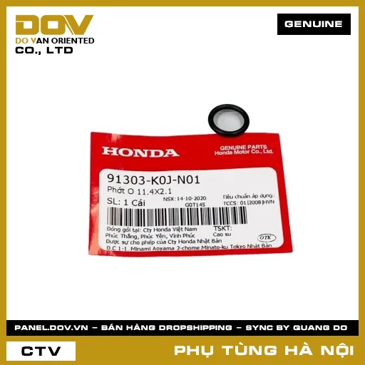 MÃ PHỤ TÙNG : 91303K0JN01 PHỚT O 11.4X2.1 — 91303K0JN01