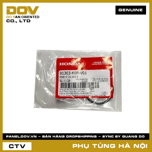 MÃ PHỤ TÙNG : 91303K0RV01 PHỚT O 31.2X2.4 — 91303K0RV01