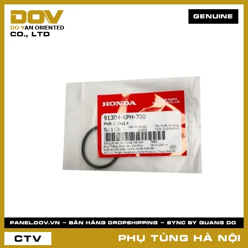 MÃ PHỤ TÙNG : 91304KPH700 PHỚT O 29X2.4 — 91304KPH700