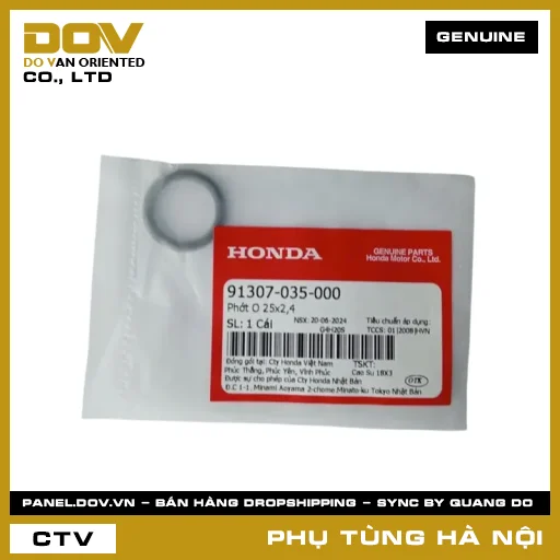 MÃ PHỤ TÙNG : 91307035000 PHỚT O 25X2,4 — 91307035000