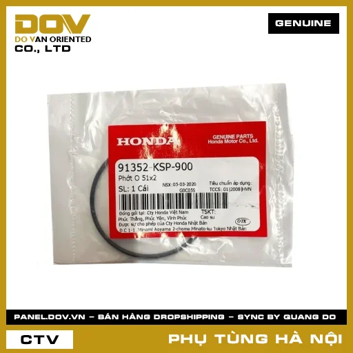 MÃ PHỤ TÙNG : 91352KSP900 PHỚT O 51X2 — 91352KSP900