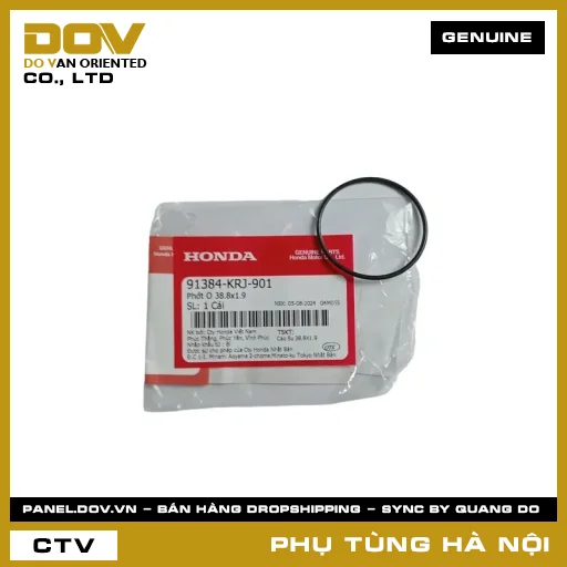 MÃ PHỤ TÙNG : 91384KRJ901 PHỚT O 38.8X1.9 — 91384KRJ901