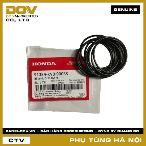 MÃ PHỤ TÙNG : 91384KVB900SS BỘ PHỚT O 38.8X1.9 — 91384KVB900SS