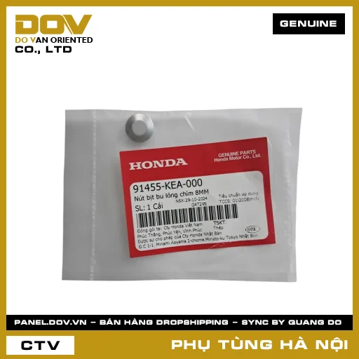 MÃ PHỤ TÙNG : 91455KEA000 NÚT BỊT BU LÔNG CHÌM 8MM — 91455KEA000
