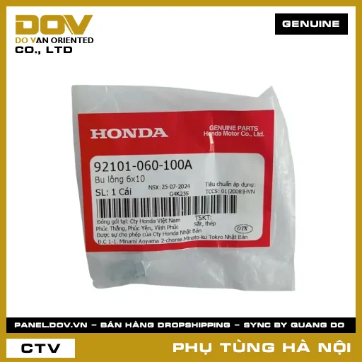 MÃ PHỤ TÙNG : 92101060100A BU LÔNG 6X10 — 92101060100A