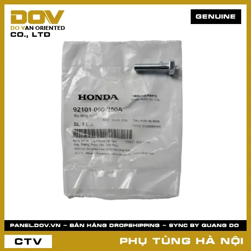 MÃ PHỤ TÙNG : 92101060250A BU LÔNG 6X25 — 92101060250A