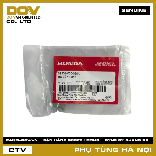 MÃ PHỤ TÙNG : 92501080080A BU LÔNG 8X8 — 92501080080A