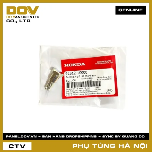 MÃ PHỤ TÙNG : 9281210000 BU LÔNG A GIỮ BÁT PHANH SAU — 9281210000