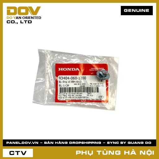 MÃ PHỤ TÙNG : 934040601200 BU LÔNG CÓ ĐỆM 6X12 — 934040601200