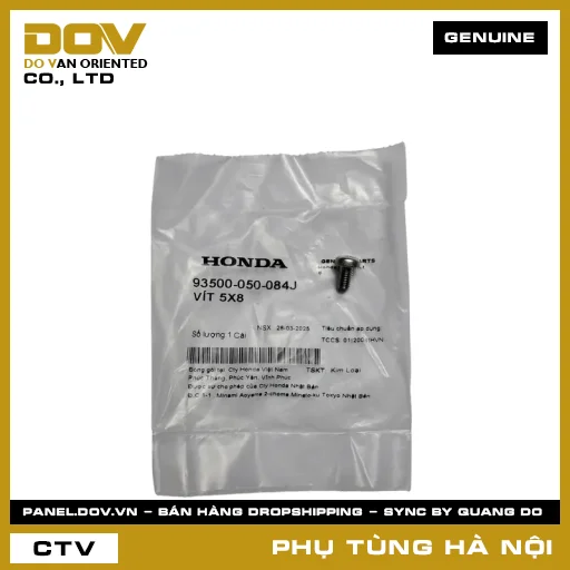 MÃ PHỤ TÙNG : 93500050084J VÍT 5X8 — 93500050084J
