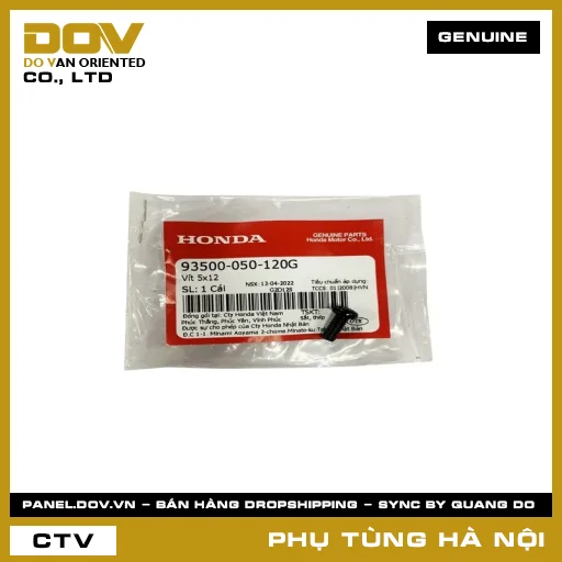 MÃ PHỤ TÙNG : 93500050120G VÍT 5X12 — 93500050120G