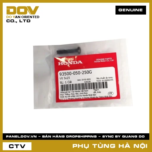 MÃ PHỤ TÙNG : 93500050250G VÍT 5X25 — 93500050250G