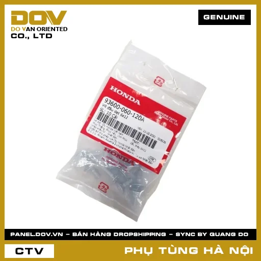 MÃ PHỤ TÙNG : 93600060120A VÍT ĐẦU DẸT 6X12 — 93600060120A