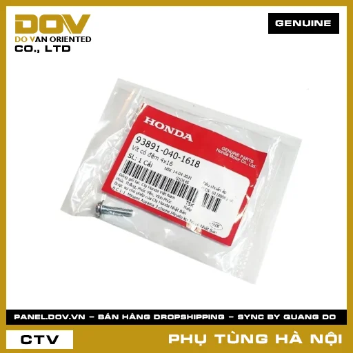 MÃ PHỤ TÙNG : 938910401618 VÍT CÓ ĐỆM 4X16 — 938910401618