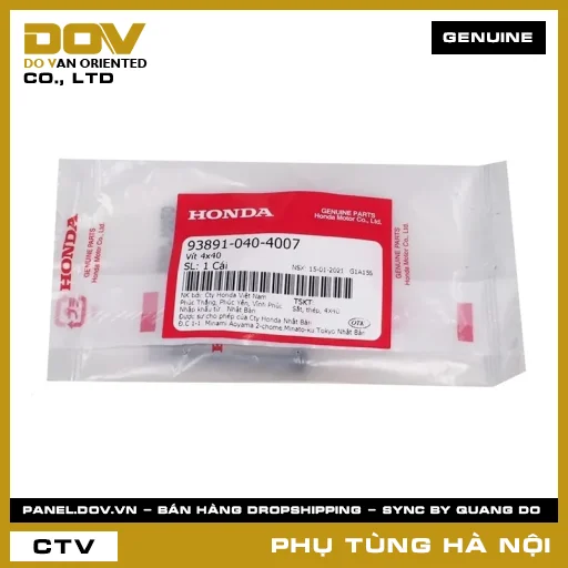 MÃ PHỤ TÙNG : 938910404007 VÍT 4X40 — 938910404007