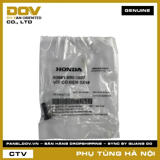 MÃ PHỤ TÙNG : 938910501607 VÍT CÓ ĐỆM 5X16 — 938910501607