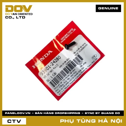 MÃ PHỤ TÙNG : 9390124280 VÍT TỰ REN 4X10 — 9390124280