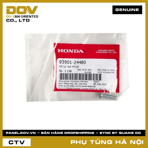 MÃ PHỤ TÙNG : 9390124480 VÍT TỰ REN 4X16 — 9390124480