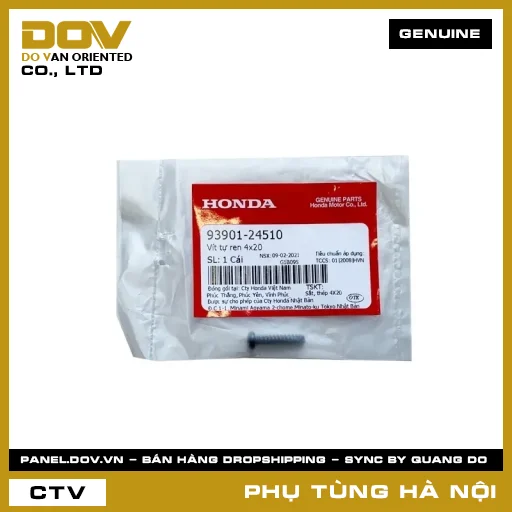 MÃ PHỤ TÙNG : 9390124510 VÍT TỰ REN 4X20 — 9390124510