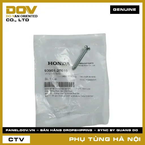 MÃ PHỤ TÙNG : 9390125610 VÍT TỰ REN 5X30 — 9390125610