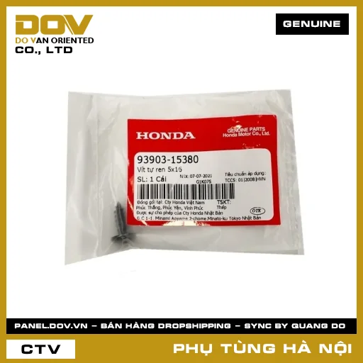 MÃ PHỤ TÙNG : 9390315380 VÍT TỰ REN 5X16 — 9390315380