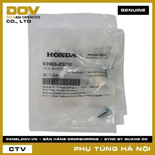 MÃ PHỤ TÙNG : 9390325210 VÍT TỰ REN 5X12 — 9390325210