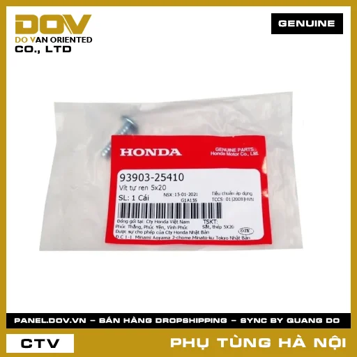 MÃ PHỤ TÙNG : 9390325410 VÍT TỰ REN 5X20 — 9390325410