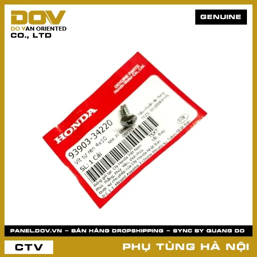 MÃ PHỤ TÙNG : 9390334220 VÍT TỰ REN 4X10 — 9390334220
