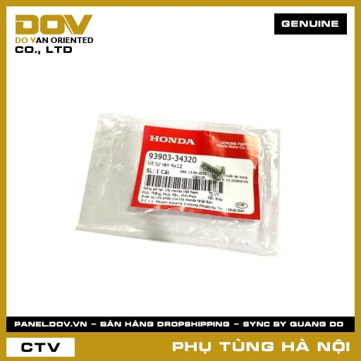 MÃ PHỤ TÙNG : 9390334320 VÍT TỰ REN 4X12 — 9390334320
