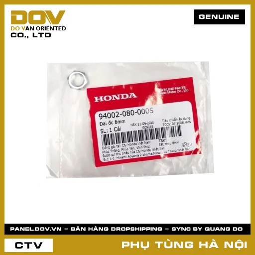 MÃ PHỤ TÙNG : 94002080000S ĐAI ỐC 8MM — 94002080000S