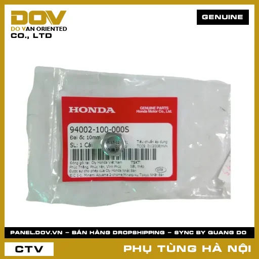 MÃ PHỤ TÙNG : 94002100000S ĐAI ỐC 10MM — 94002100000S
