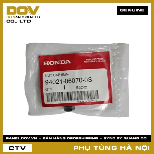 MÃ PHỤ TÙNG : 94021060700S ĐAI ỐC MŨ 6MM — 94021060700S