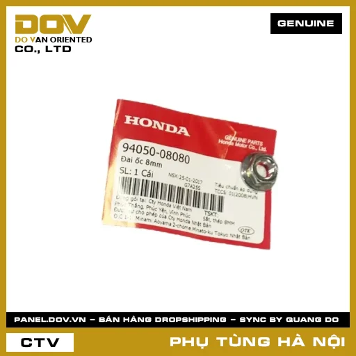 MÃ PHỤ TÙNG : 9405008080 ĐAI ỐC 8MM — 9405008080