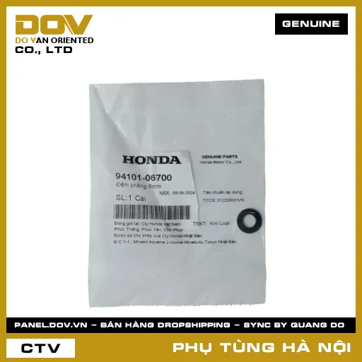 MÃ PHỤ TÙNG : 9410106700 ĐỆM PHẲNG 6MM — 9410106700