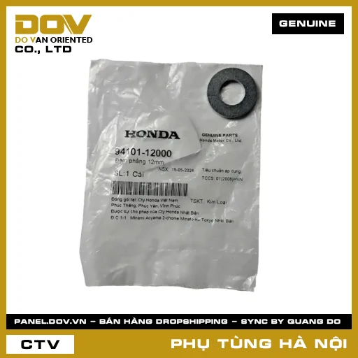 MÃ PHỤ TÙNG : 9410112000 ĐỆM PHẲNG 12MM — 9410112000