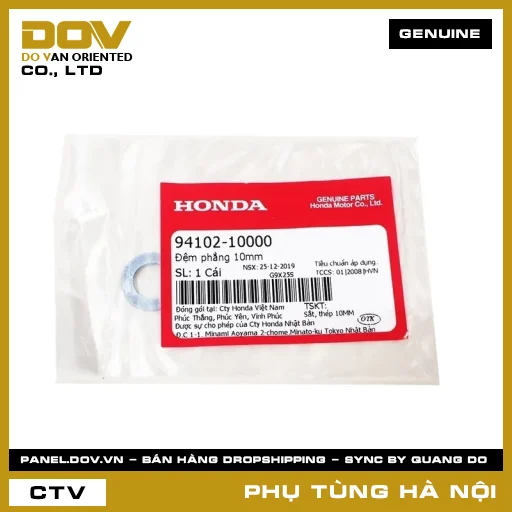 MÃ PHỤ TÙNG : 9410210000 ĐỆM PHẲNG 10MM — 9410210000