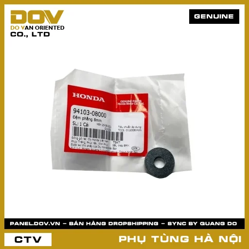 MÃ PHỤ TÙNG : 9410308000 ĐỆM PHẲNG 8MM — 9410308000