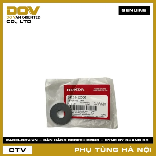 MÃ PHỤ TÙNG : 9410312000 ĐỆM PHẲNG 12MM — 9410312000
