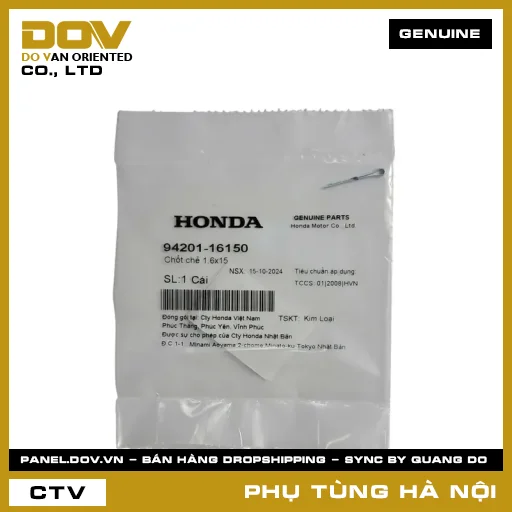 MÃ PHỤ TÙNG : 9420116150 CHỐT CHẺ 1.6X15 — 9420116150