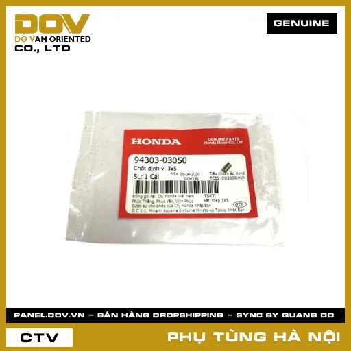 MÃ PHỤ TÙNG : 9430303050 CHỐT ĐỊNH VỊ 3X5 — 9430303050