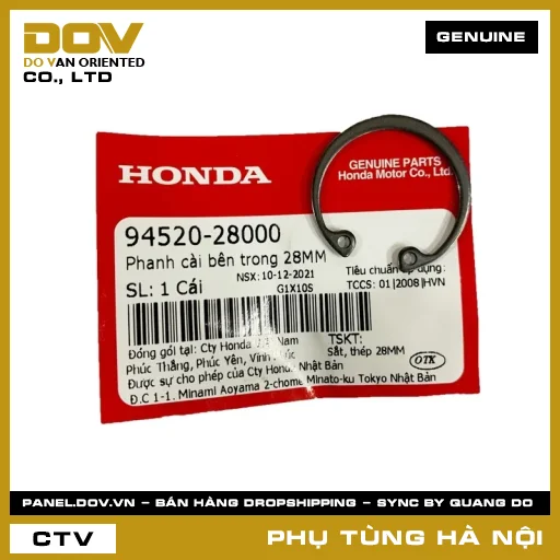 MÃ PHỤ TÙNG : 9452028000 PHANH CÀI BÊN TRONG 28MM — 9452028000