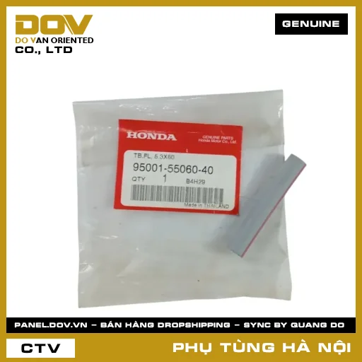 MÃ PHỤ TÙNG : 950015506040 ỐNG CAO SU DẪN XĂNG 5.3X60 — 950015506040
