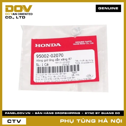 MÃ PHỤ TÙNG : 9500202070 VÒNG GIỮ ỐNG DẪN XĂNG B7 — 9500202070