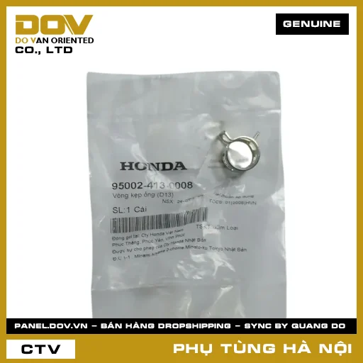 MÃ PHỤ TÙNG : 950024130008 VÒNG KẸP ỐNG (D13) — 950024130008