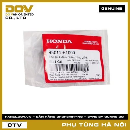 MÃ PHỤ TÙNG : 9501161000 CAO SU A ĐỆM CHÂN CHỐNG CHÍNH — 9501161000