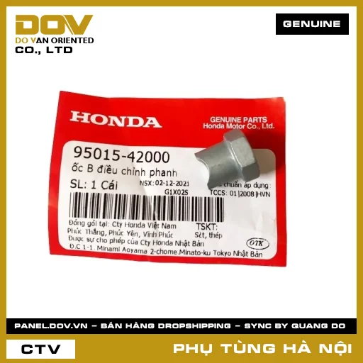 MÃ PHỤ TÙNG : 9501542000 ỐC B ĐIỀU CHỈNH PHANH — 9501542000