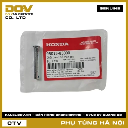 MÃ PHỤ TÙNG : 9501583000 CHỐT THANH ĐỂ CHÂN SAU — 9501583000